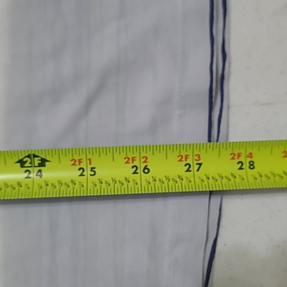 Soma White & Blue Striped Peruvian Pima Cotton Blouse size Medium - Picture 5 of 6